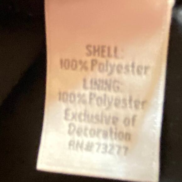 Lauren Conrad Size 8 Black Dress with Light Blue Birds Cutout and Waist - Picture 5 of 8